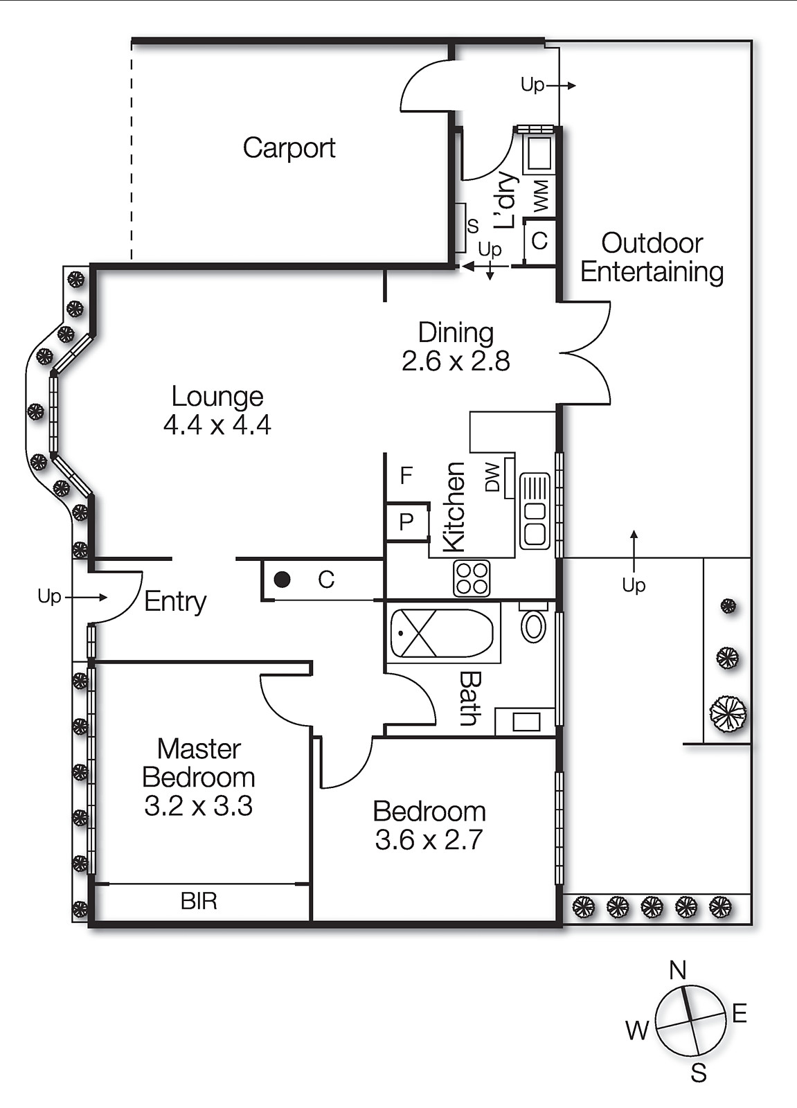 8/121 Thomas Street, Hampton VIC 3188 - Floorplan