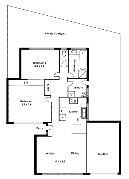 8/14 Naples Road, Mentone VIC 3194 - Floorplan