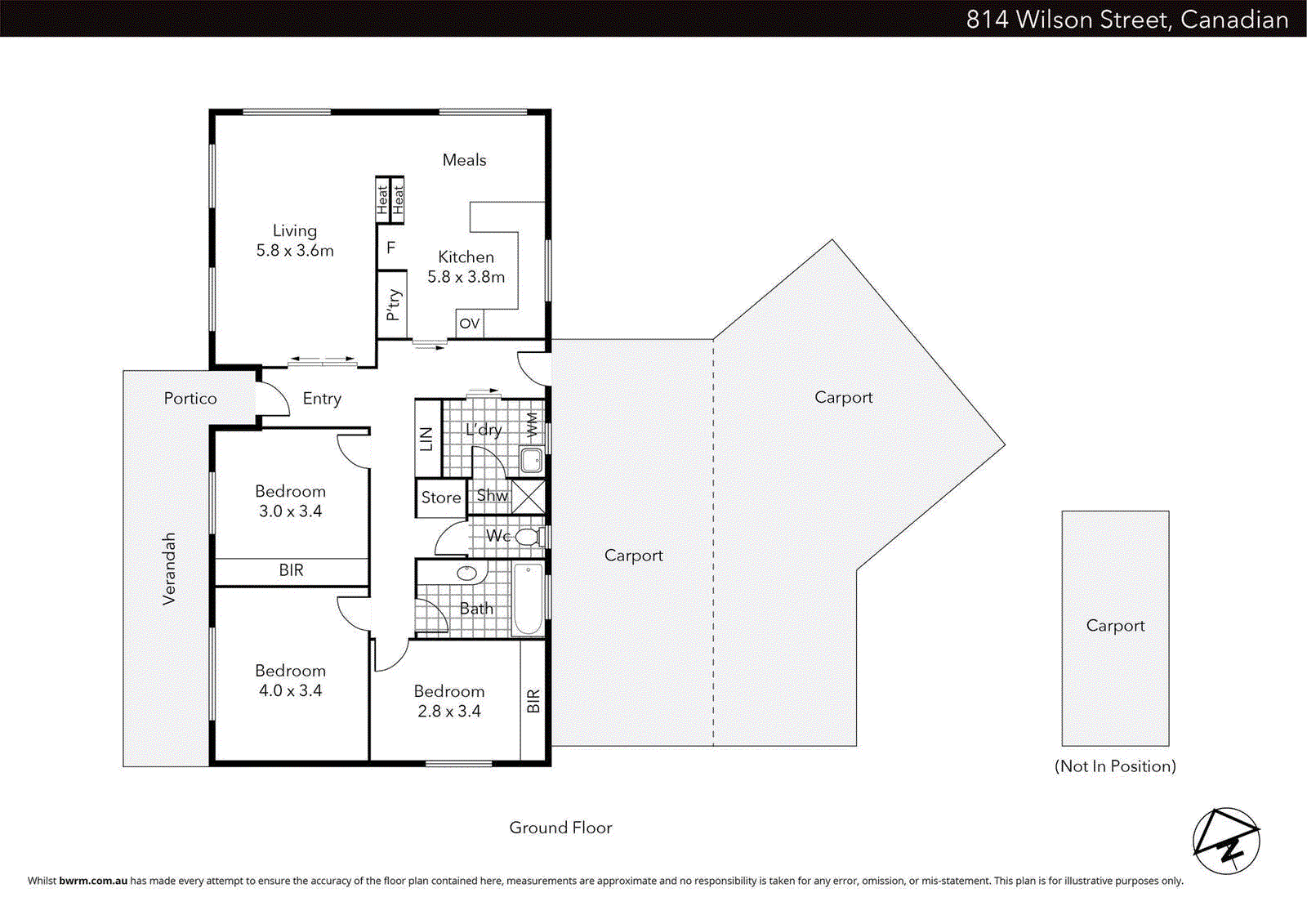 814 Wilson Street, Canadian VIC 3350 - Floorplan