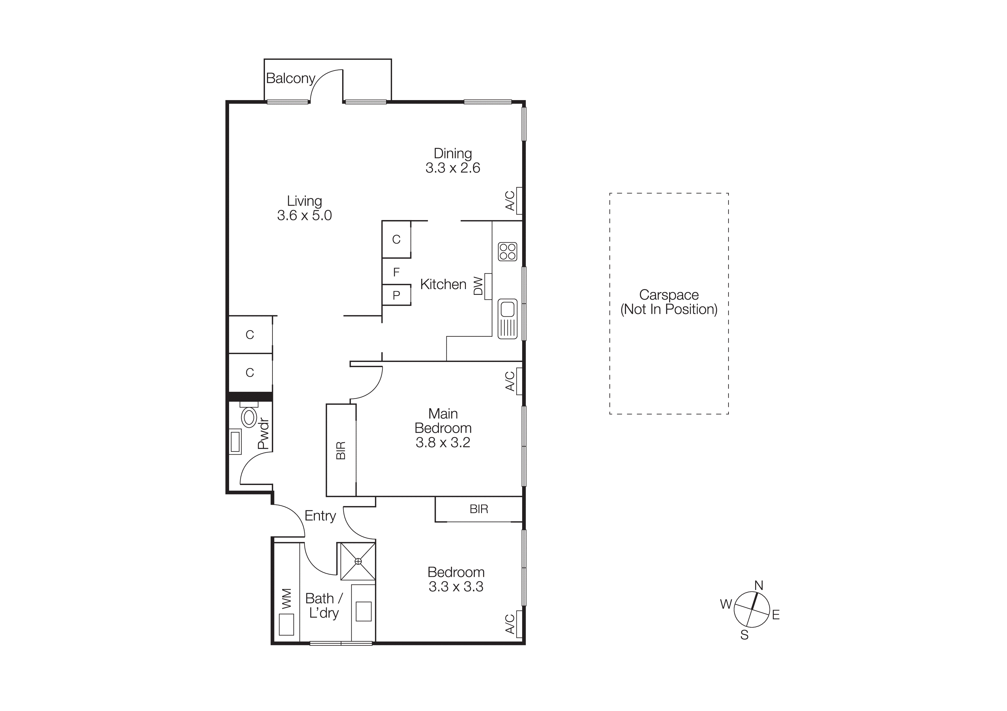 8/15 Dickens Street, Elwood VIC 3184 - Floorplan