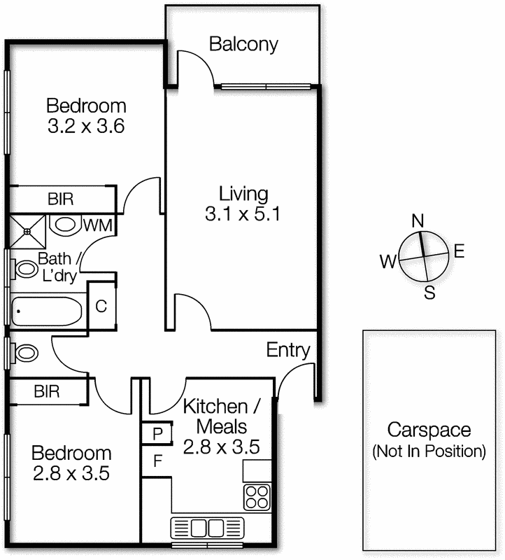 8/154 Alma Road, St Kilda East VIC 3183 - Floorplan