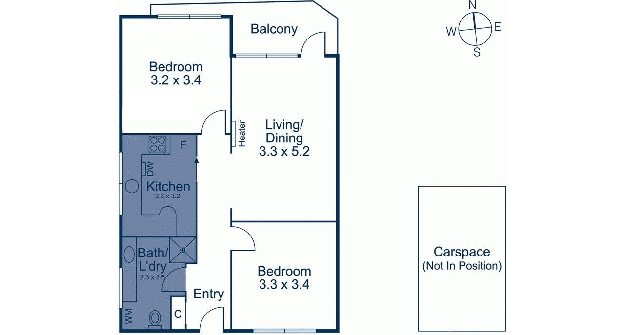 8/17 Belmont Avenue, GLEN IRIS VIC 3146 - Floorplan