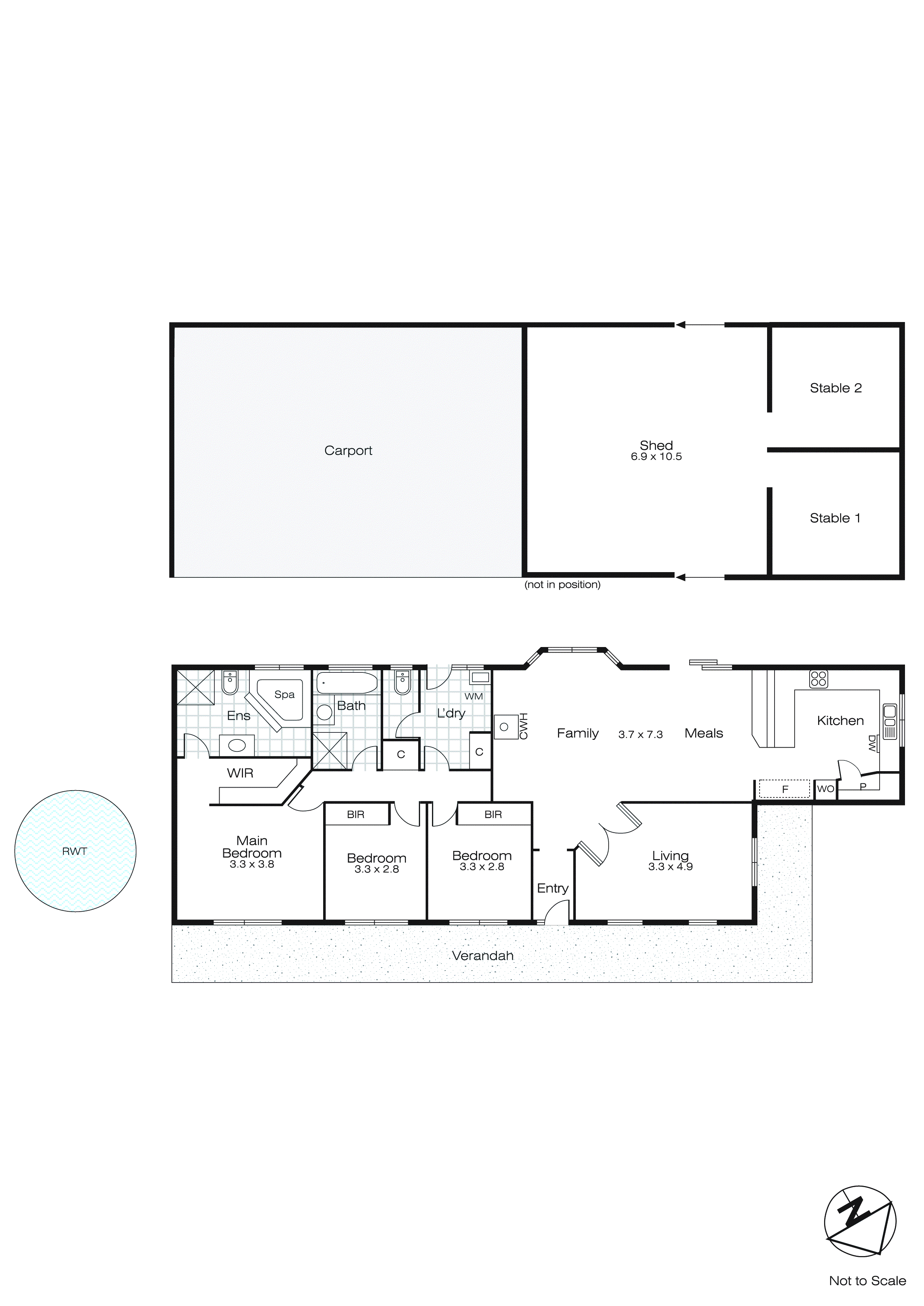 819 Brays Road, Ross Creek VIC 3351 - Floorplan