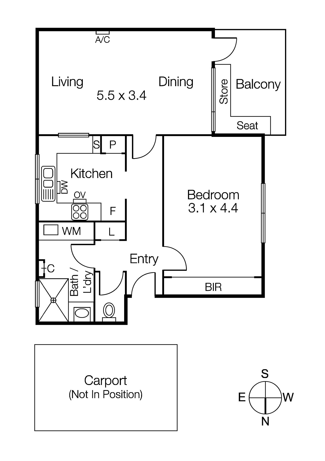 8/19 Cardigan Street, St Kilda East VIC 3183 - Floorplan