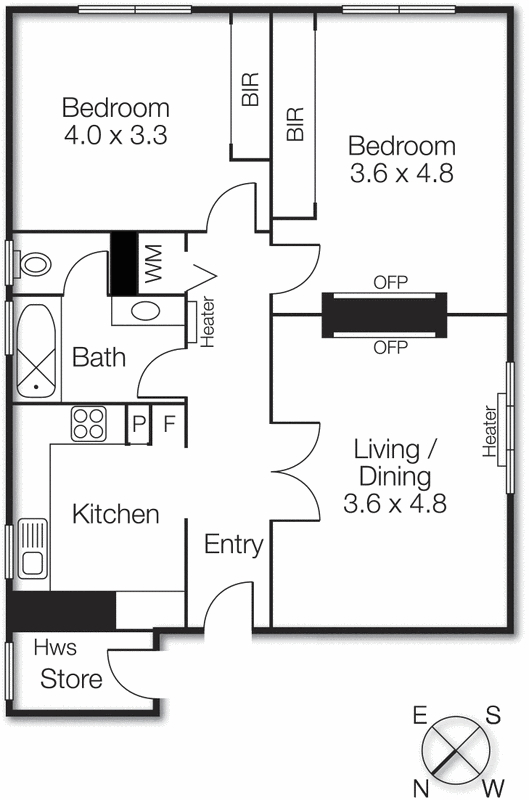 8/193 Fitzroy Street, St Kilda VIC 3182 - Floorplan