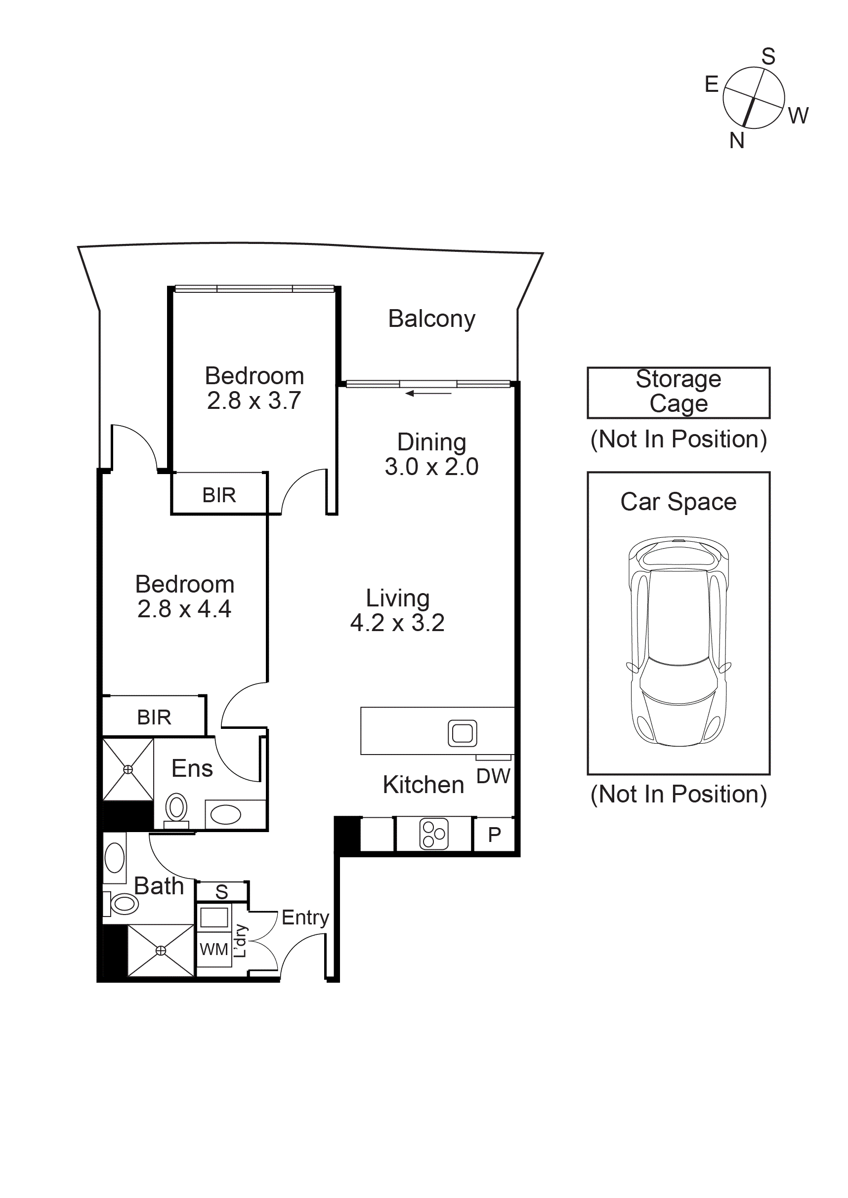 819/555 St Kilda Road, Melbourne VIC 3004 - Floorplan