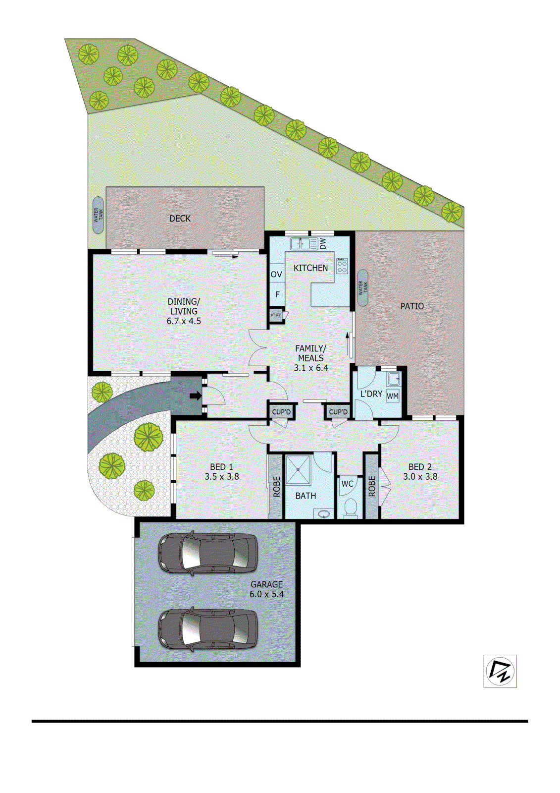 8/2-4 Greenview Close, Dingley Village VIC 3172 - Floorplan
