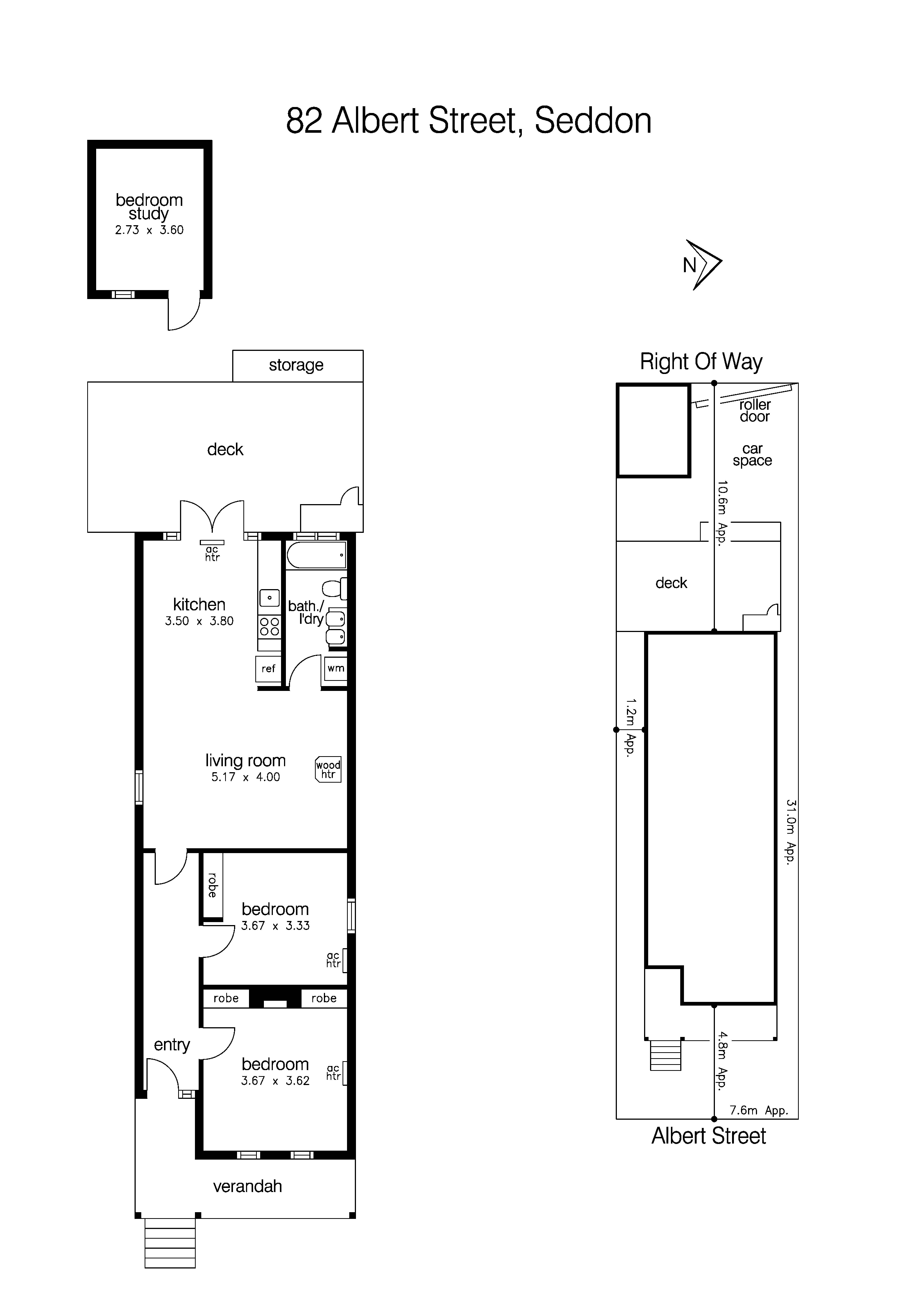 82 Albert Street, SEDDON VIC 3011 - Floorplan