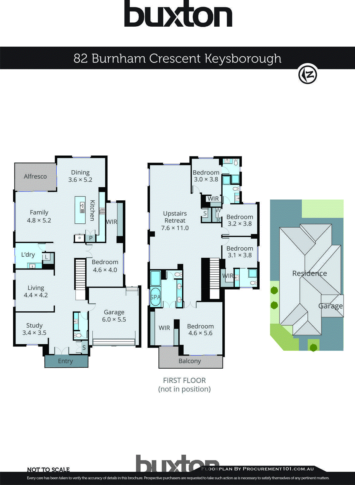 82 Burnham Crescent, Keysborough VIC 3173 - Floorplan