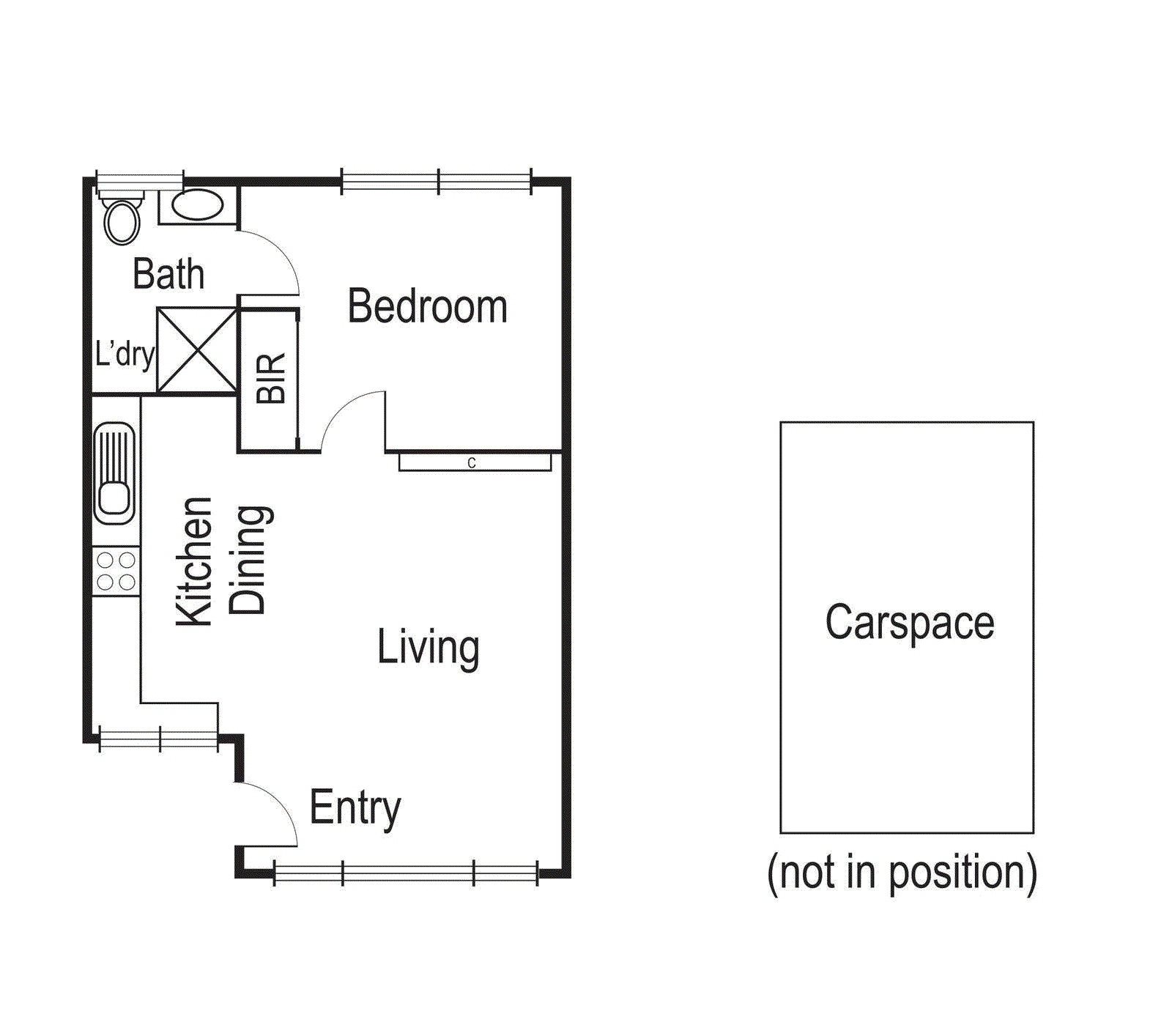 8/2 Marriott Street, St Kilda VIC 3182 - Floorplan