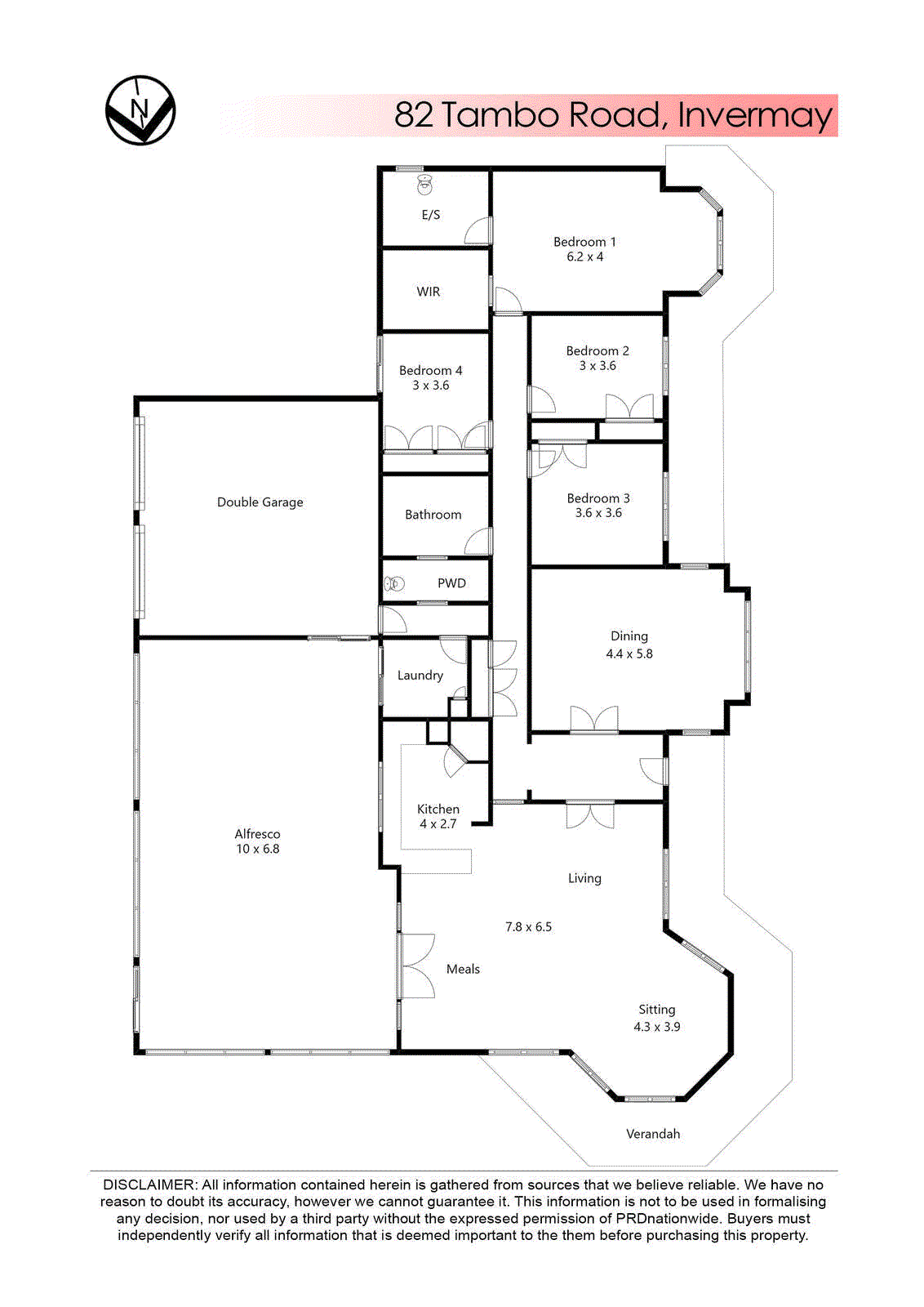 82 Tambo Road, Invermay VIC 3352 - Floorplan
