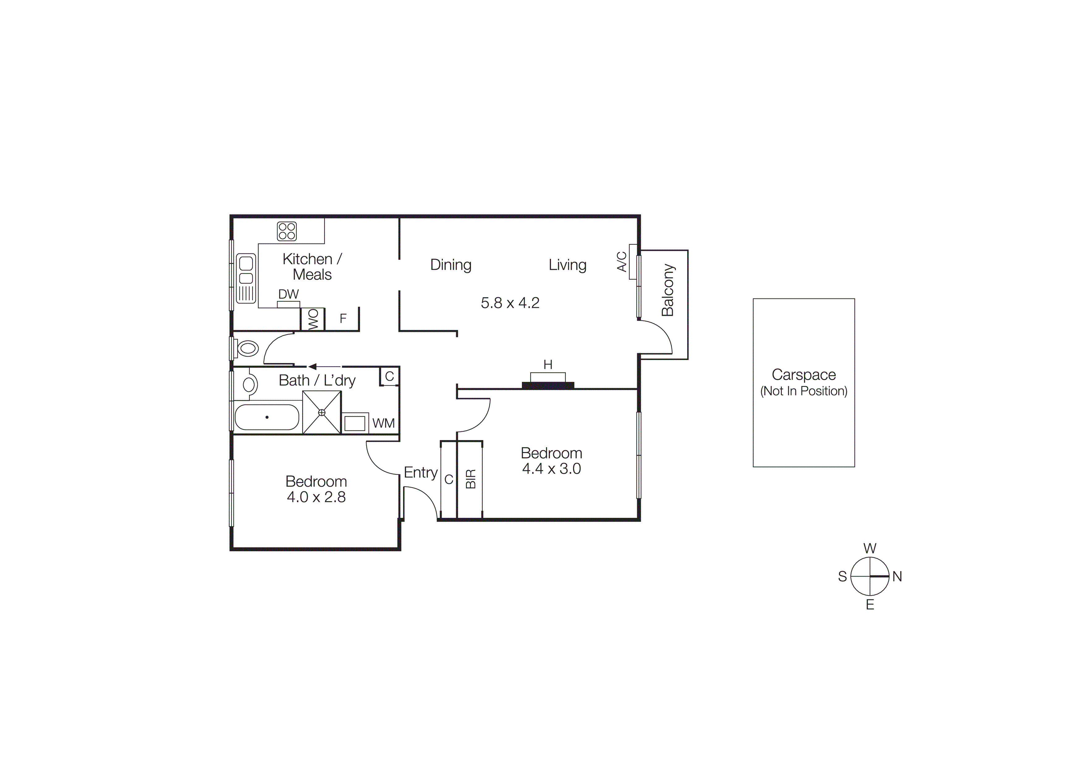 8/2 Victoria Street, Elsternwick VIC 3185 - Floorplan