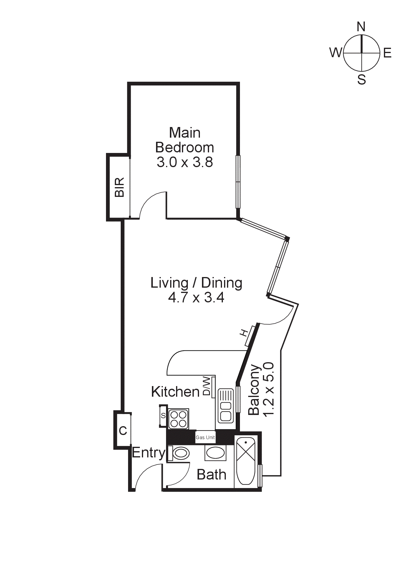 8/21 Bruce Street, Toorak VIC 3142 - Floorplan