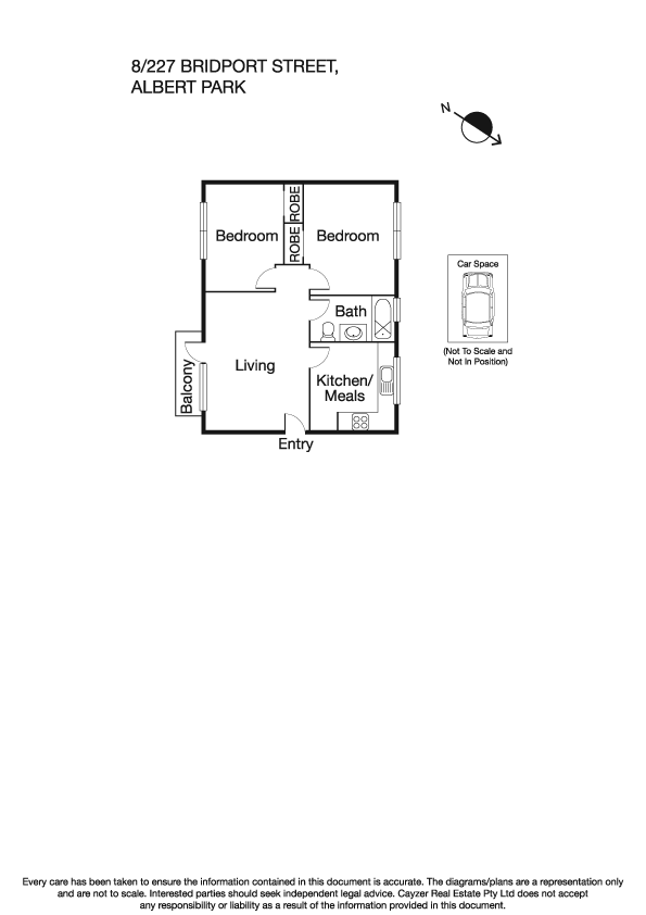 8/227 Bridport Street West, ALBERT PARK VIC 3206 - Floorplan