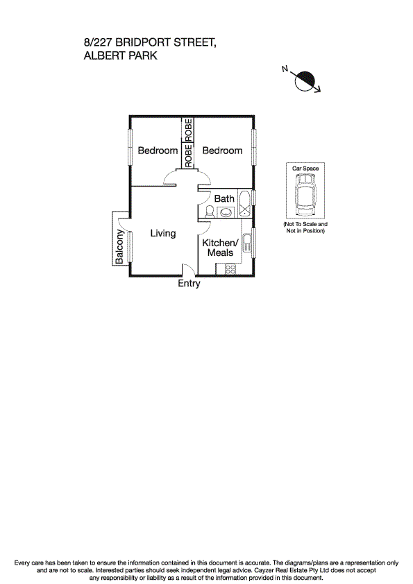 8/227 Bridport Street West, ALBERT PARK VIC 3206 - Floorplan