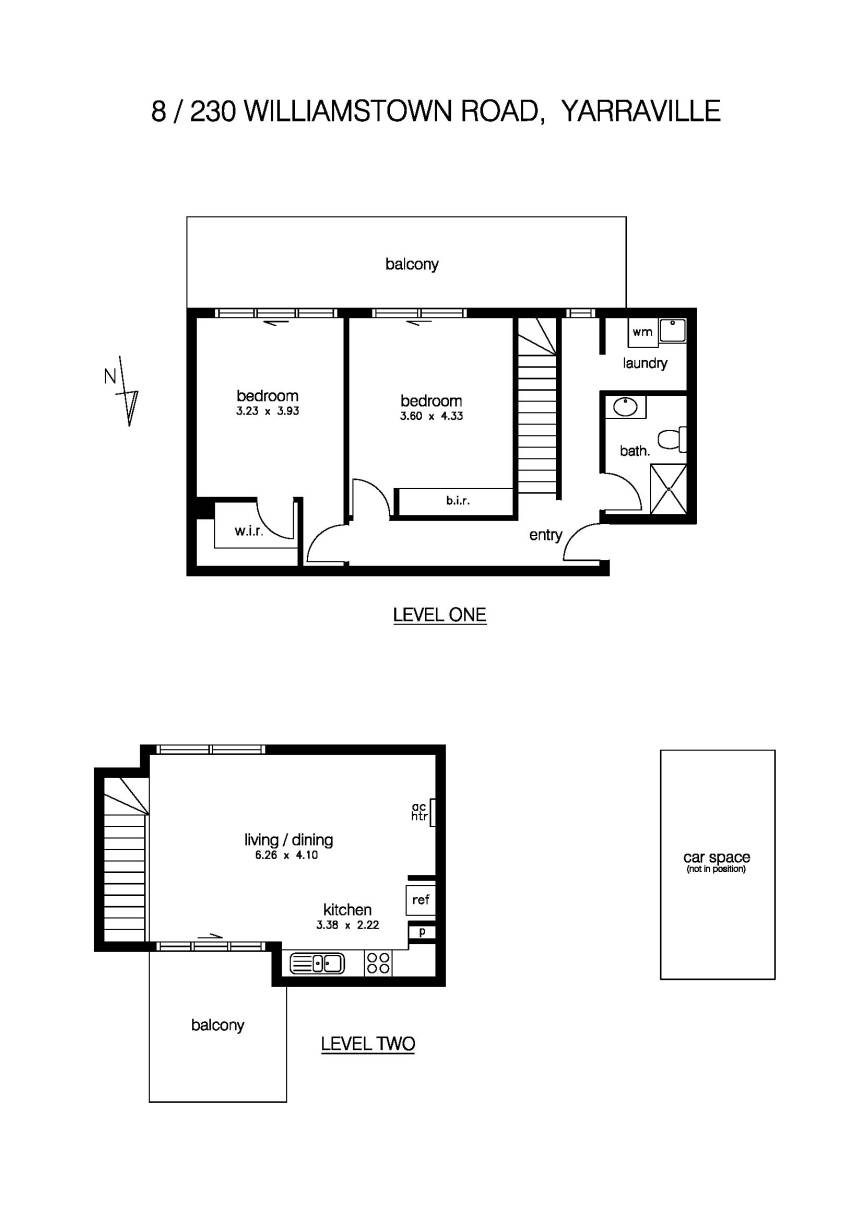 8/230 Williamstown Road, YARRAVILLE VIC 3013 - Floorplan