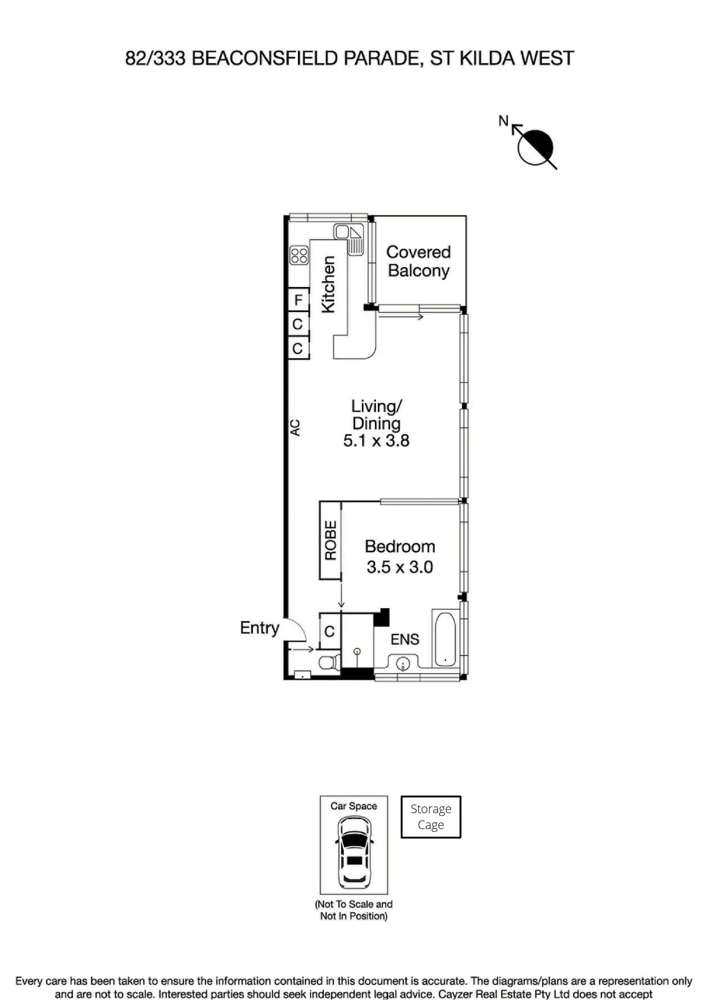 82/333 Beaconsfield Parade, ST KILDA WEST VIC 3182 - Floorplan