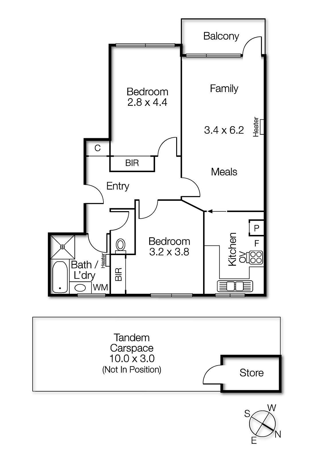 8/24 Fulton Street, St Kilda East VIC 3183 - Floorplan