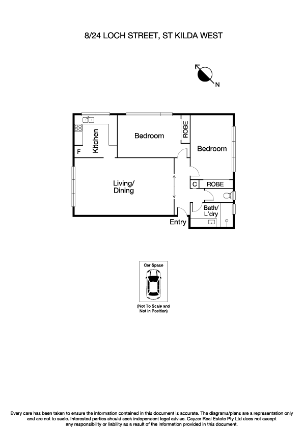 8/24 Loch Street, ST KILDA WEST VIC 3182 - Floorplan