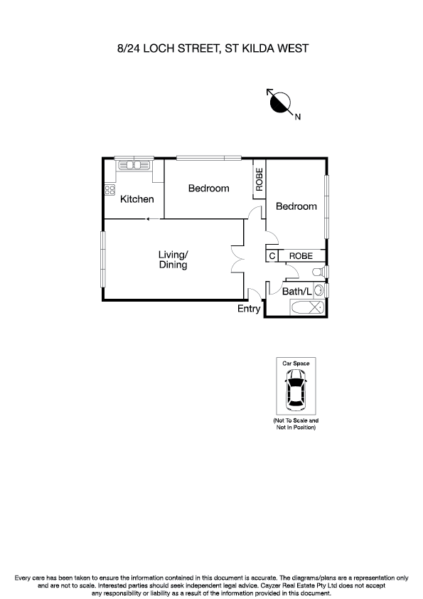 8/24 Loch Street, ST KILDA WEST VIC 3182 - Floorplan