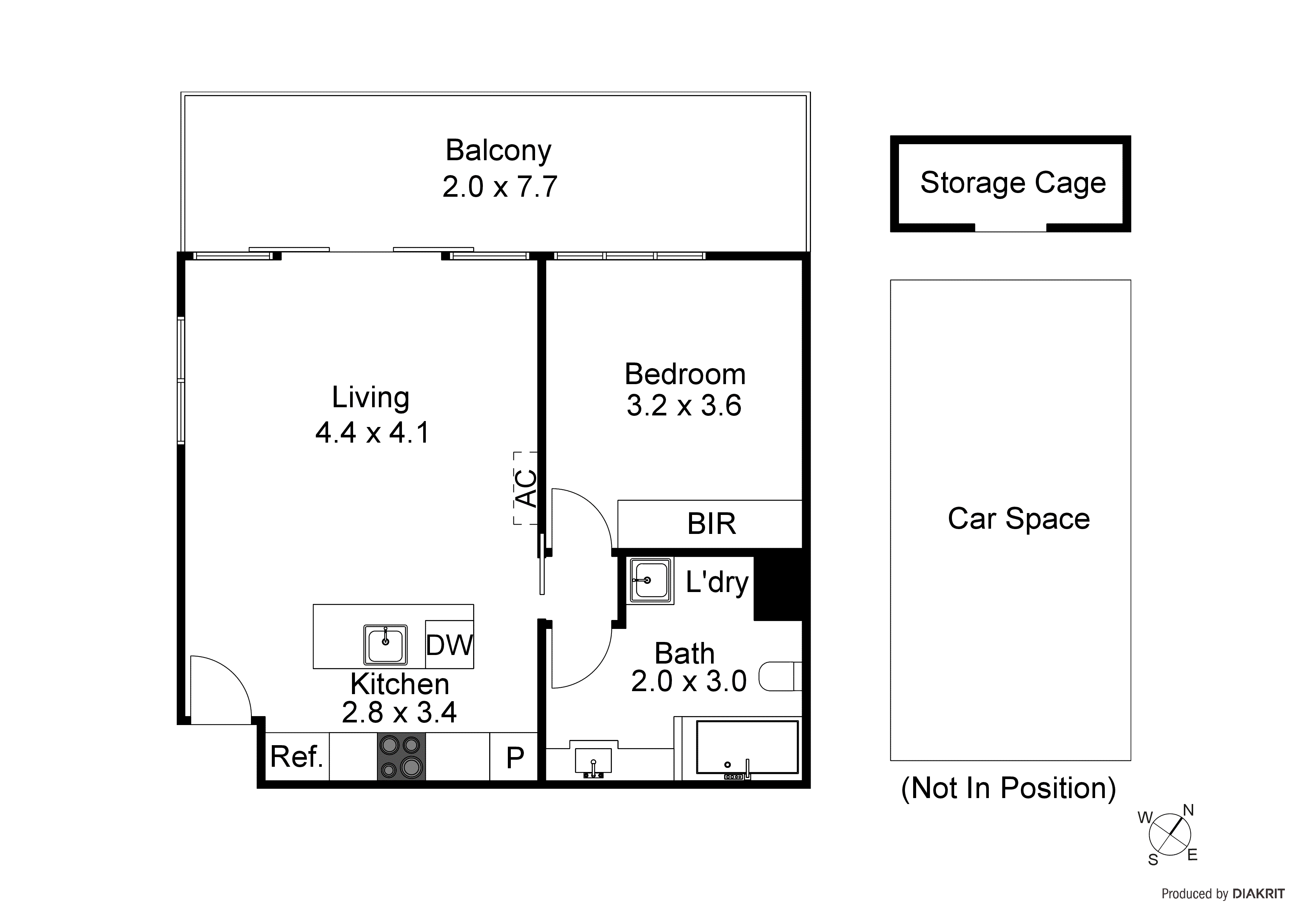 8/25 Nepean Highway, Aspendale VIC 3195 - Floorplan