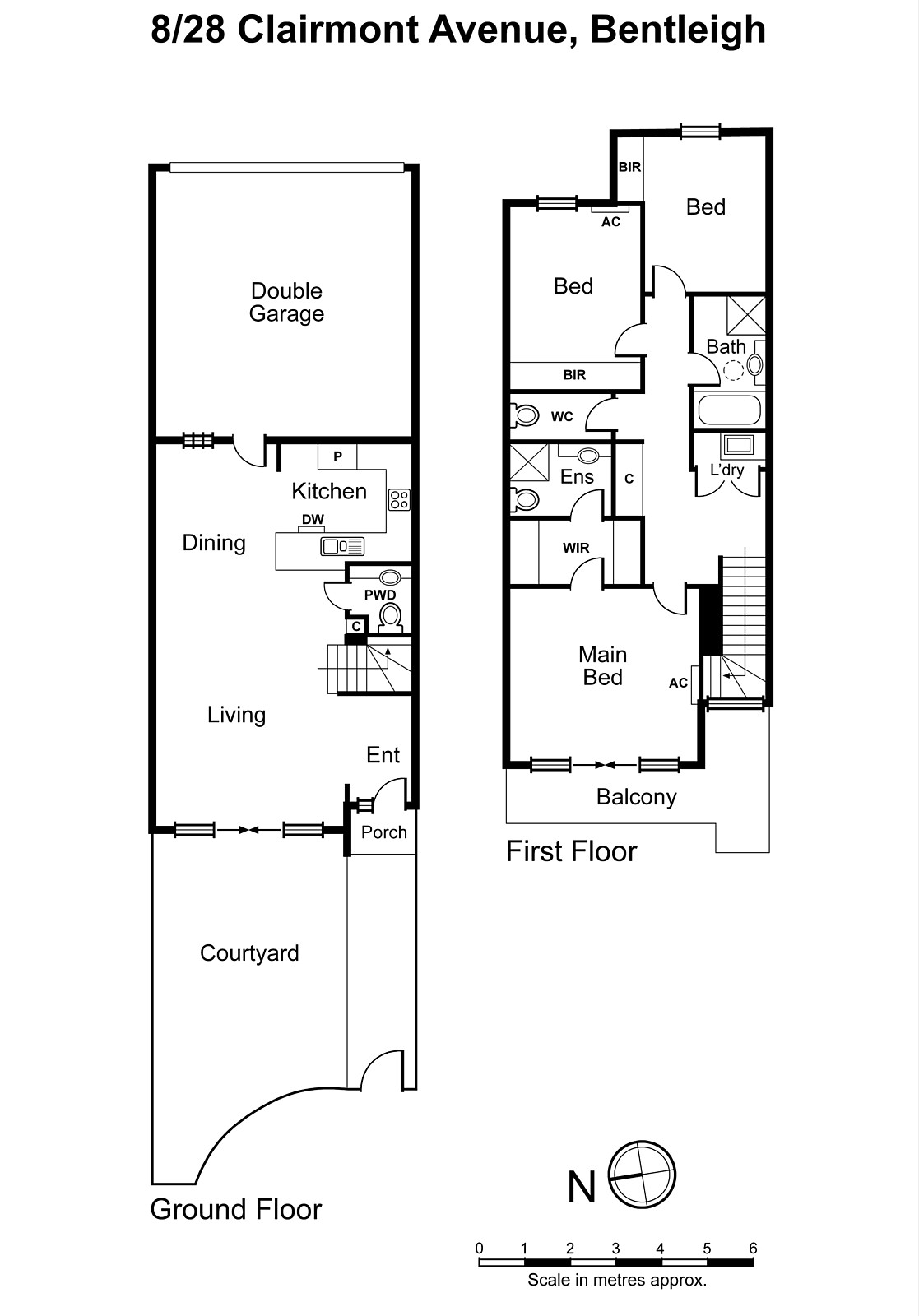 8/28 Clairmont Avenue, Bentleigh VIC 3204 - Floorplan
