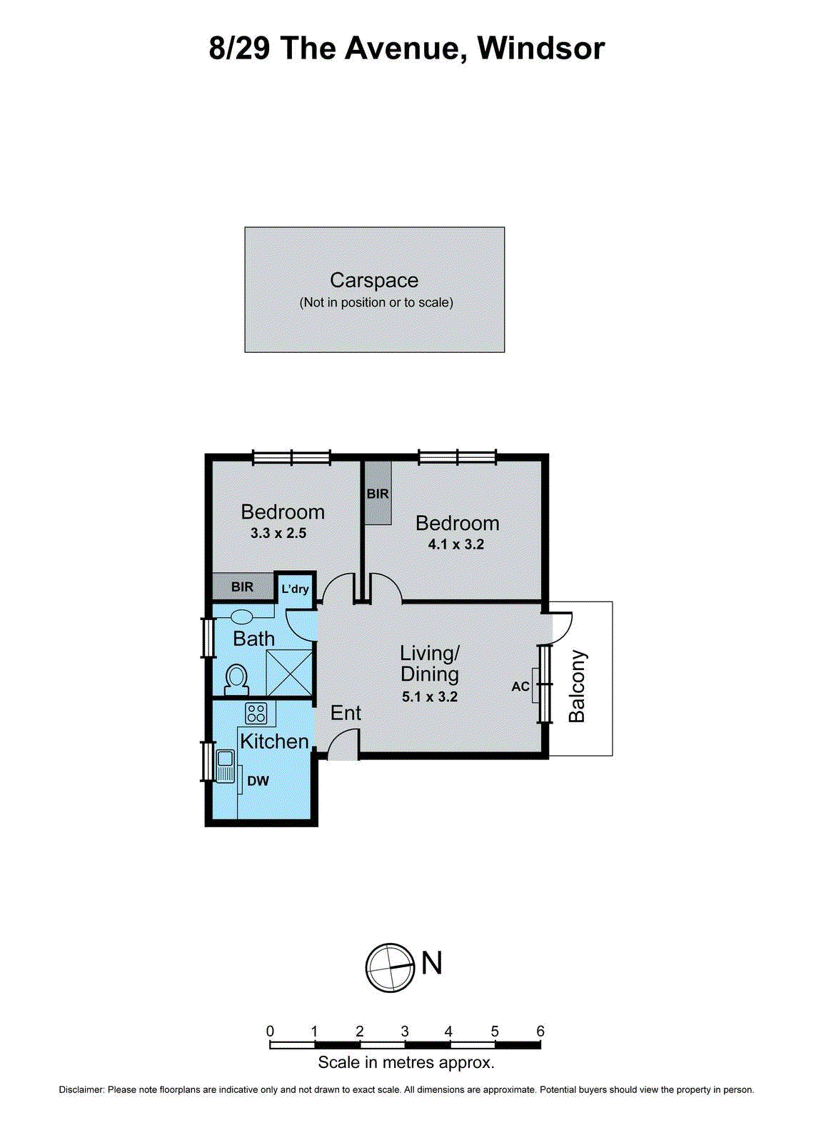 8/29 The Avenue, Windsor VIC 3181 - Floorplan
