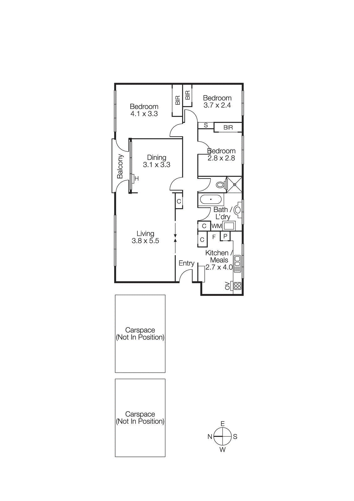 8/297 St Kilda Street, Brighton VIC 3186 - Floorplan