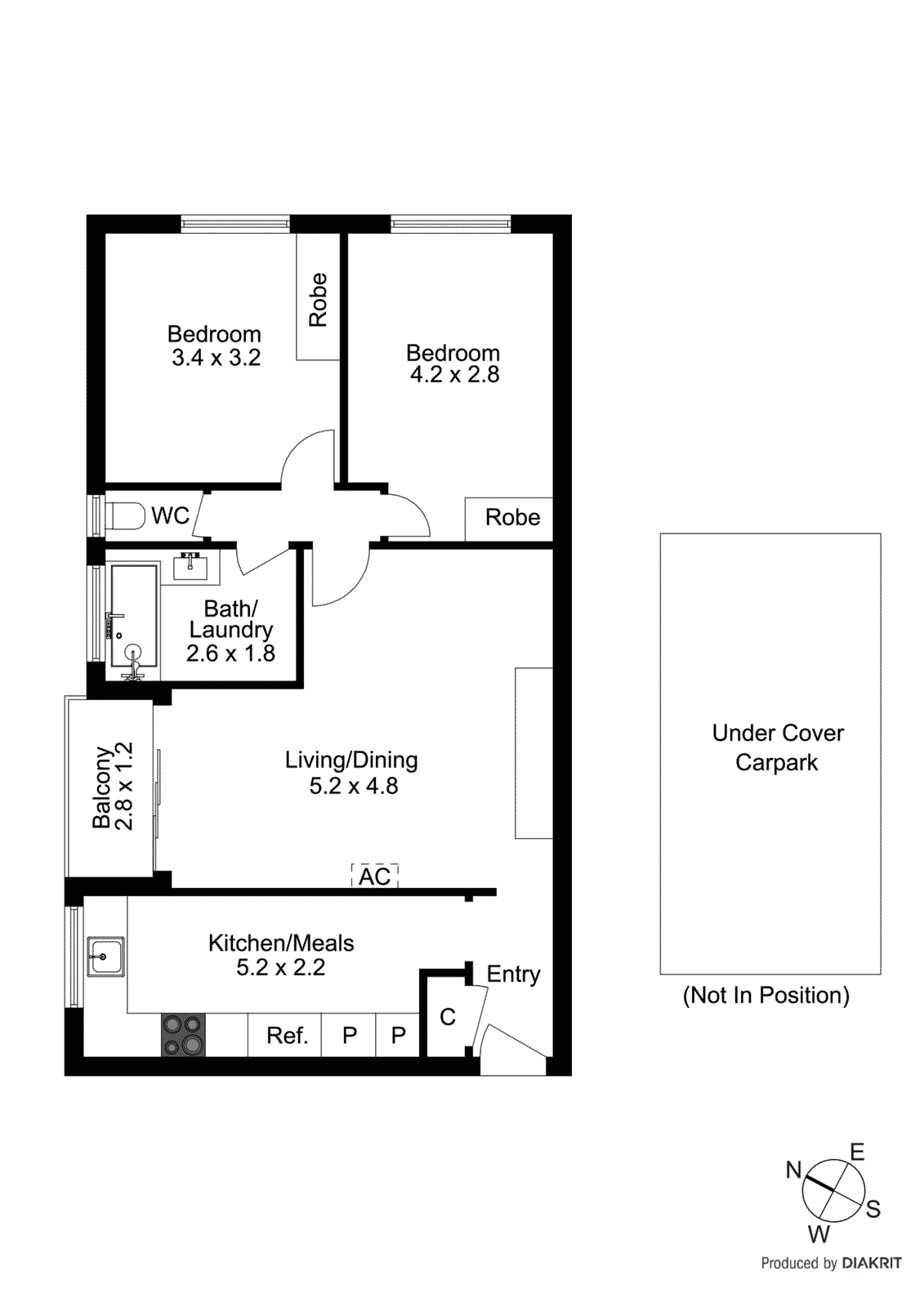 8/298 Nepean Highway, Seaford VIC 3198 - Floorplan