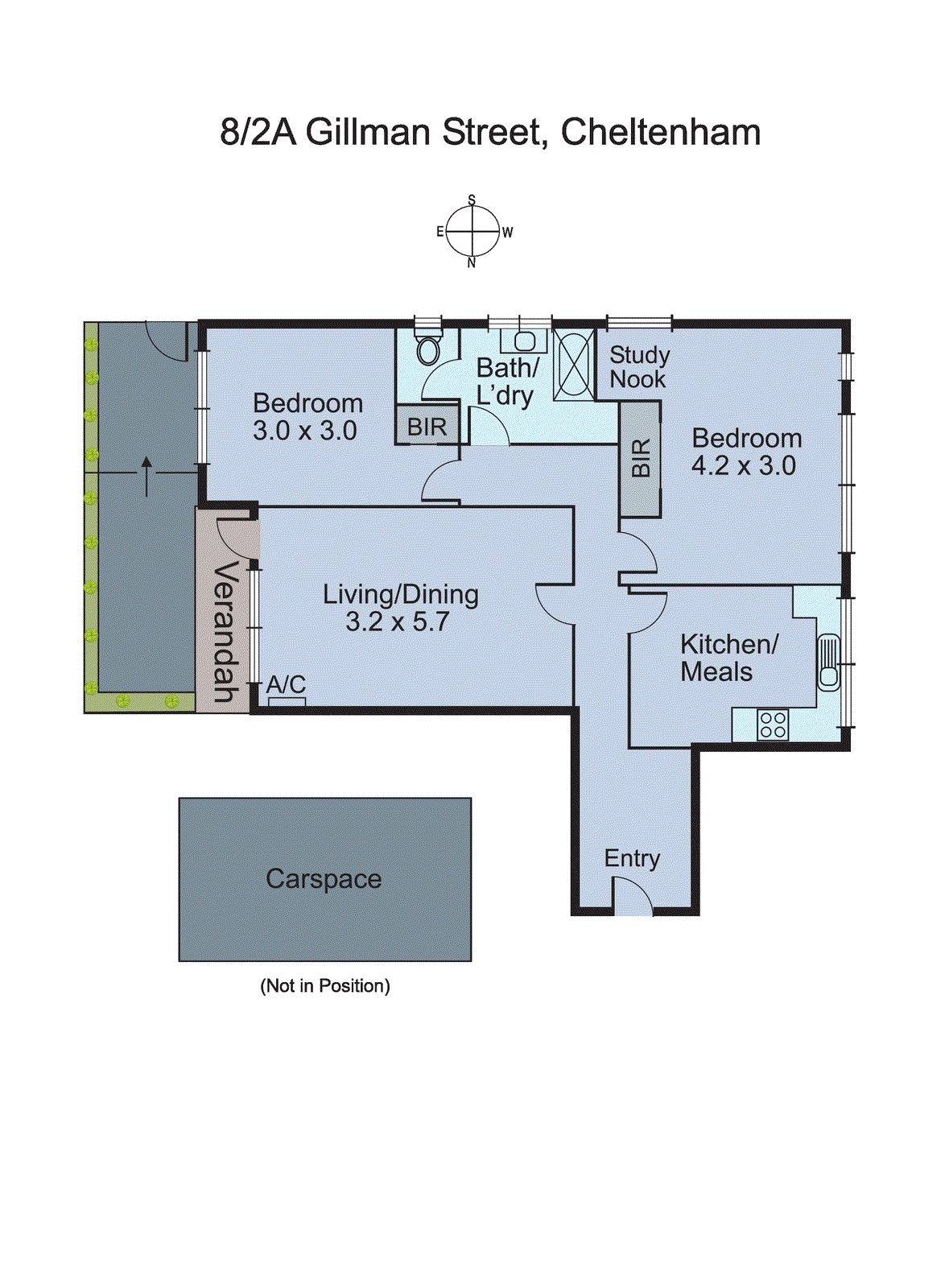 8/2A Gillman Street, Cheltenham VIC 3192 - Floorplan