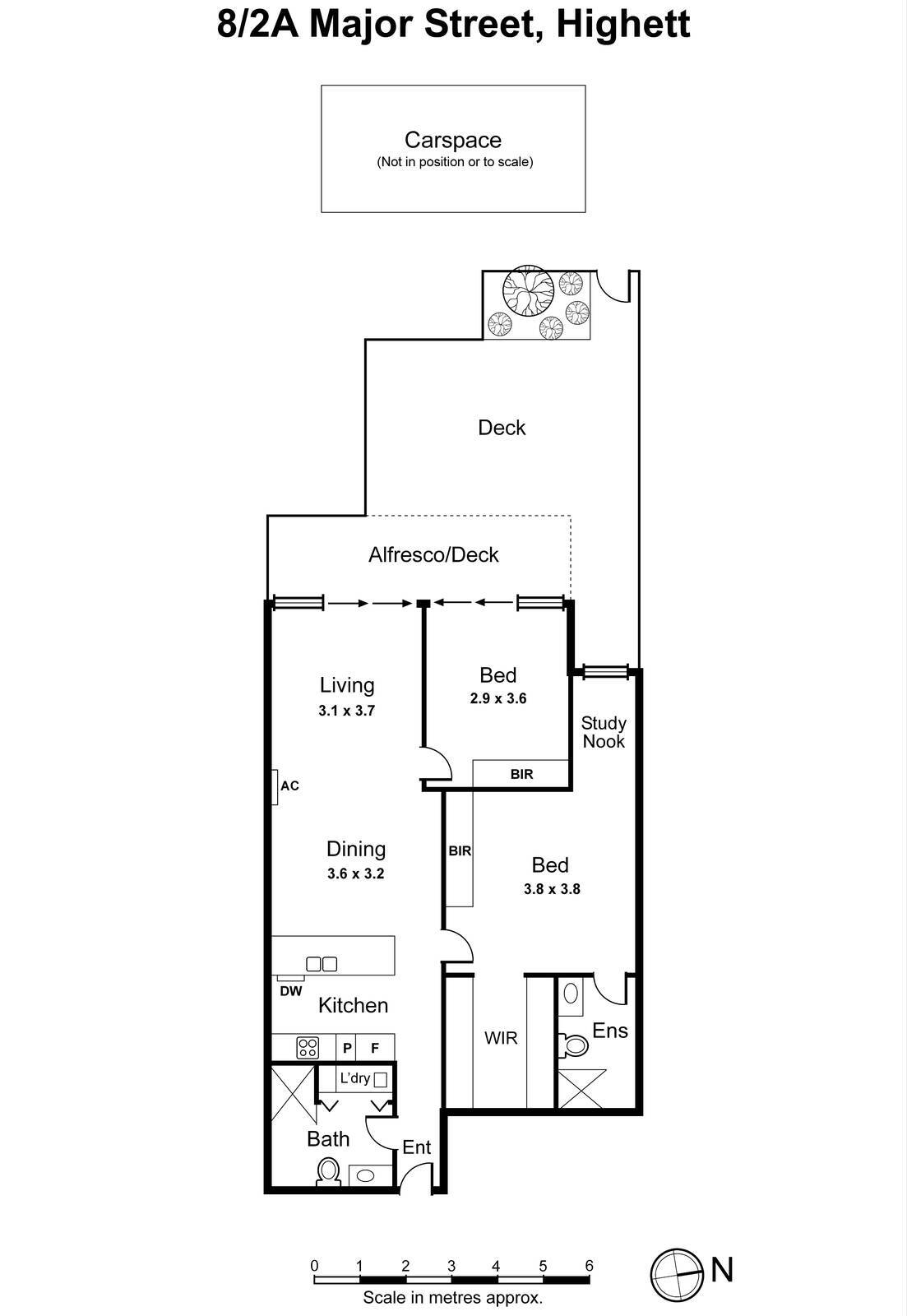8/2A Major Street, Highett VIC 3190 - Floorplan