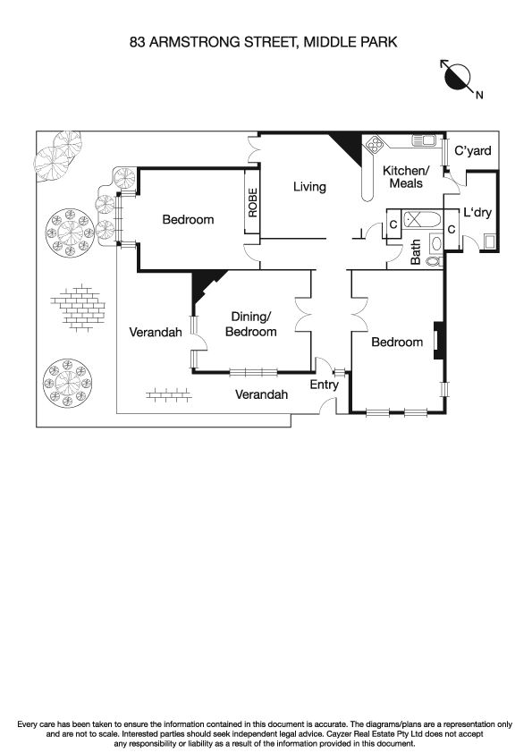 83 Armstrong Street, MIDDLE PARK VIC 3206 - Floorplan