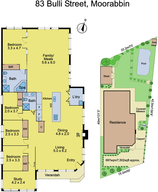 83 Bulli Street, Moorabbin VIC 3189 - Floorplan