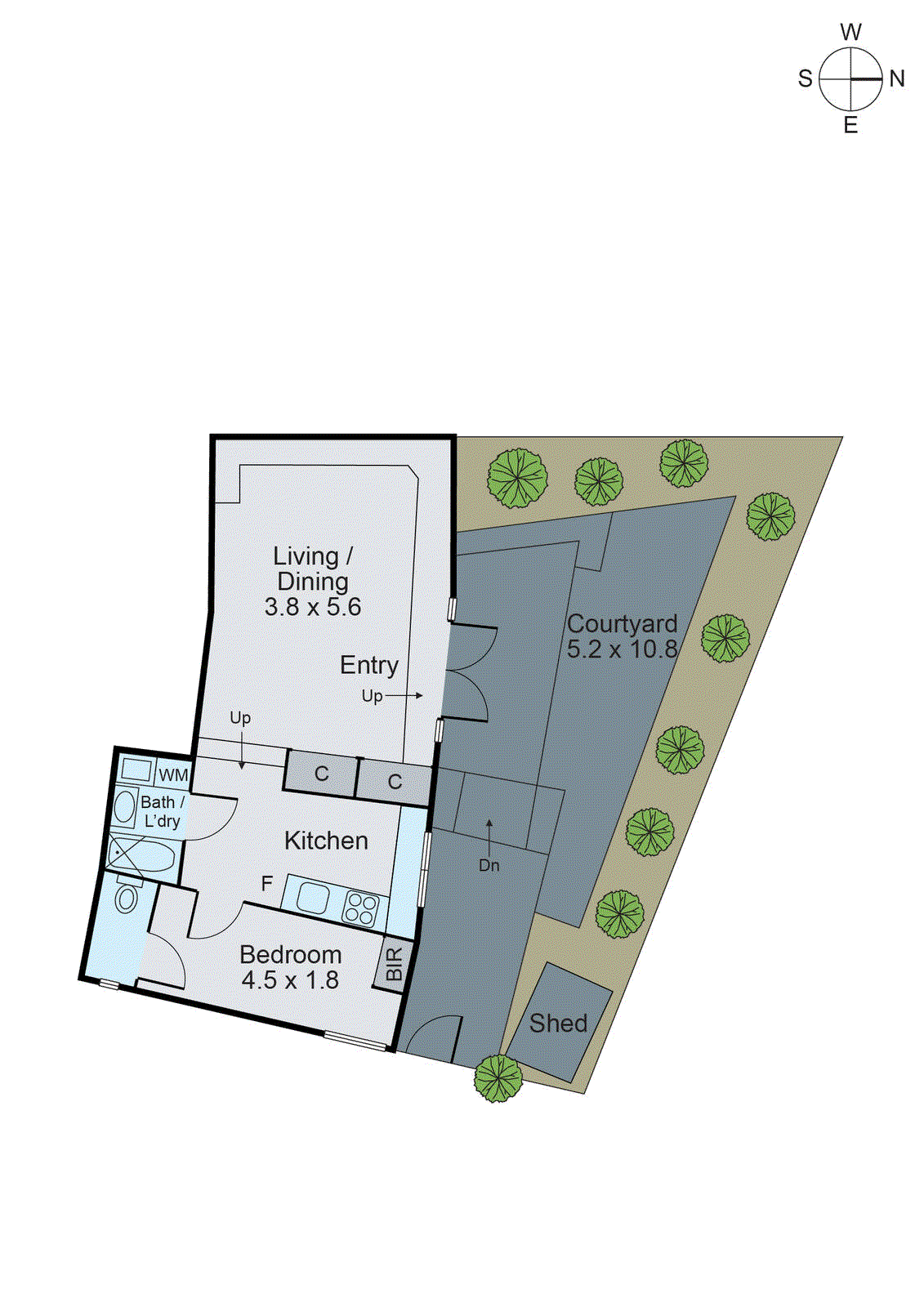 8/3 Glover Court, Toorak VIC 3142 - Floorplan