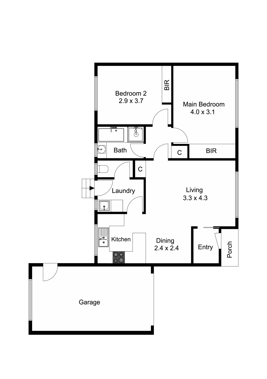 8/3 Golden Avenue, Chelsea VIC 3196 - Floorplan