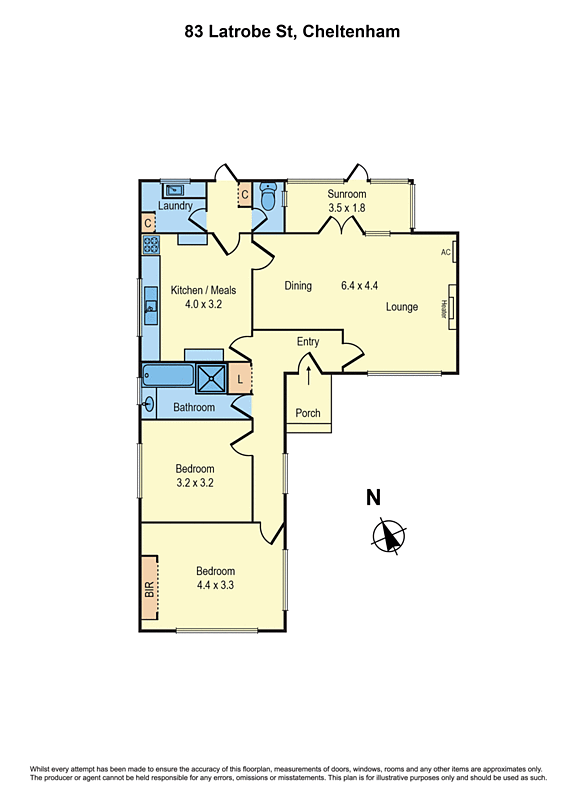 83 Latrobe Street, Cheltenham VIC 3192 - Floorplan