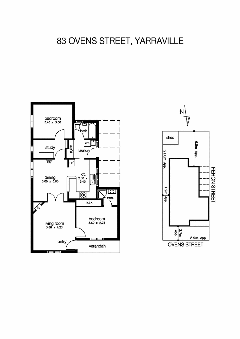 83 Ovens Street, YARRAVILLE VIC 3013 - Floorplan