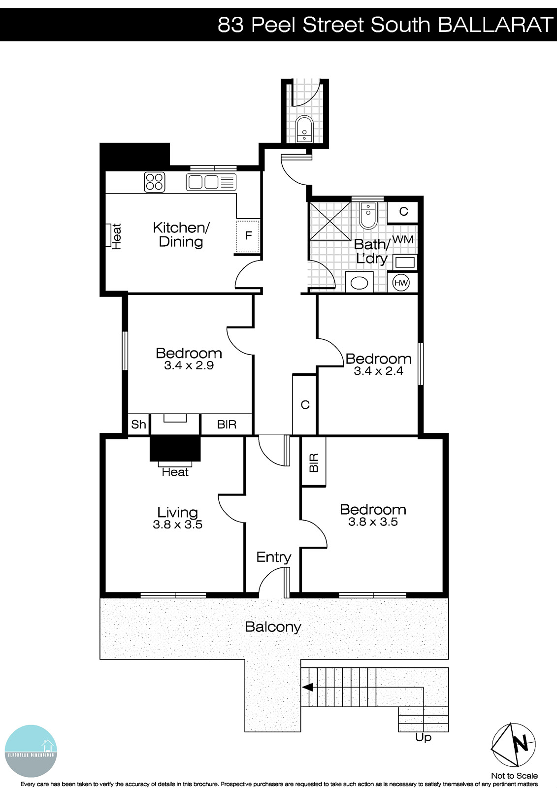 83 Peel Street South, Ballarat Central VIC 3350 - Floorplan
