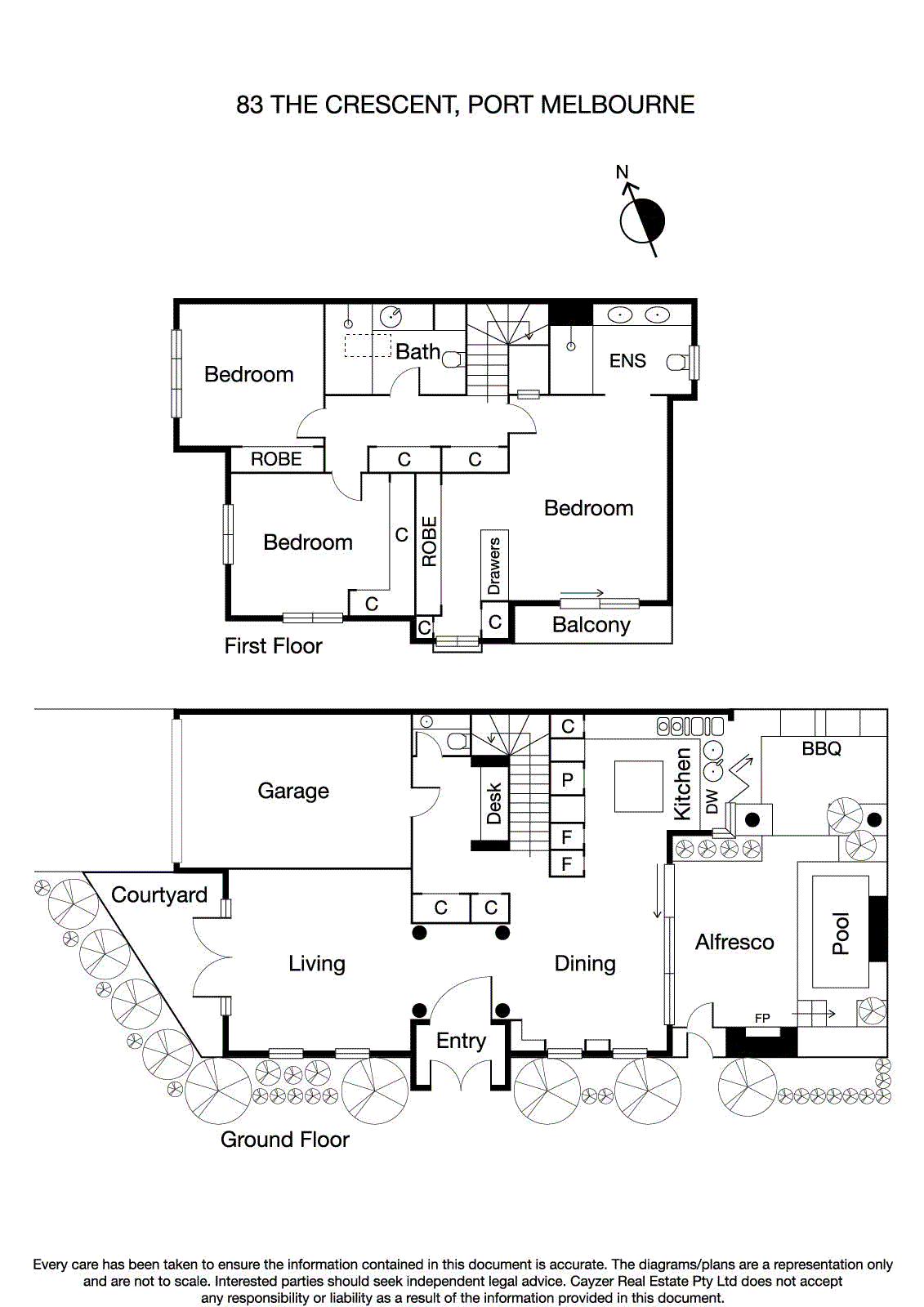 83 The Crescent, PORT MELBOURNE VIC 3207 - Floorplan