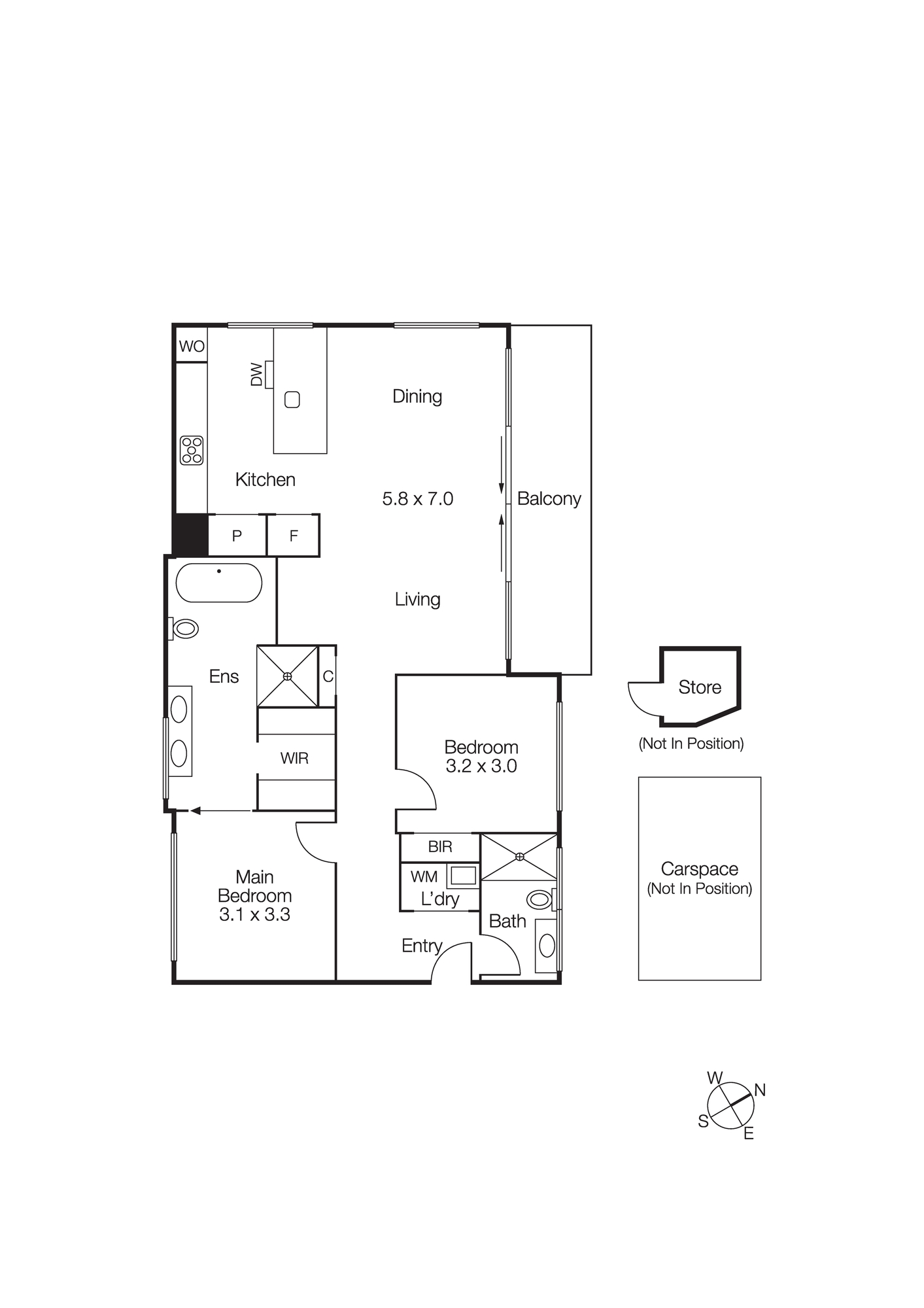 8/301 Saint Kilda Street, Brighton VIC 3186 - Floorplan