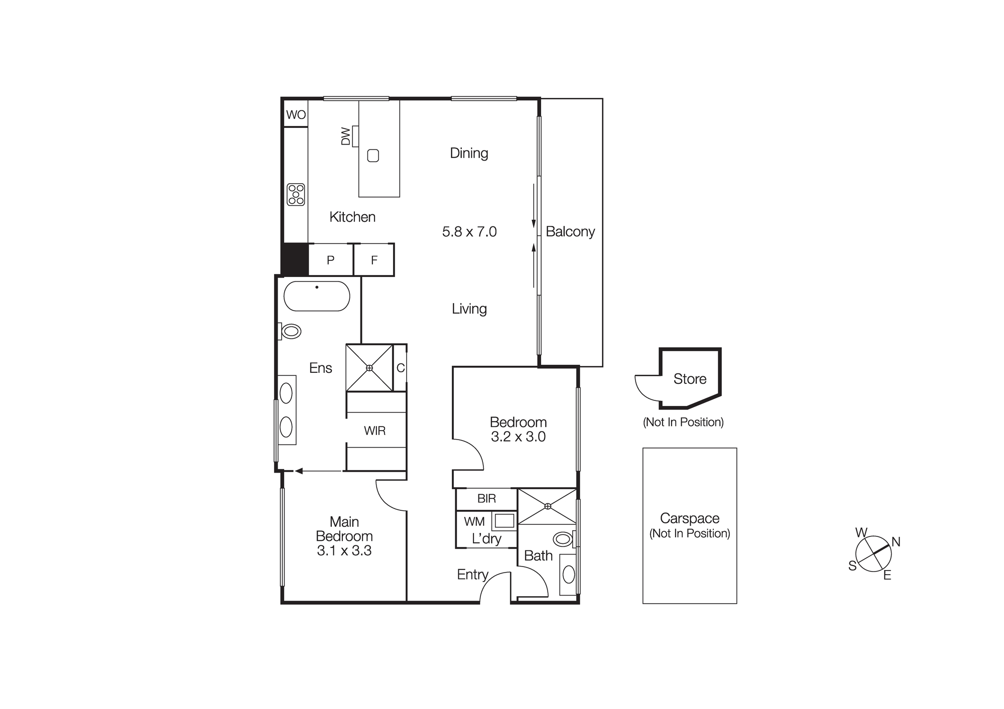 8/301 Saint Kilda Street, Brighton VIC 3186 - Floorplan