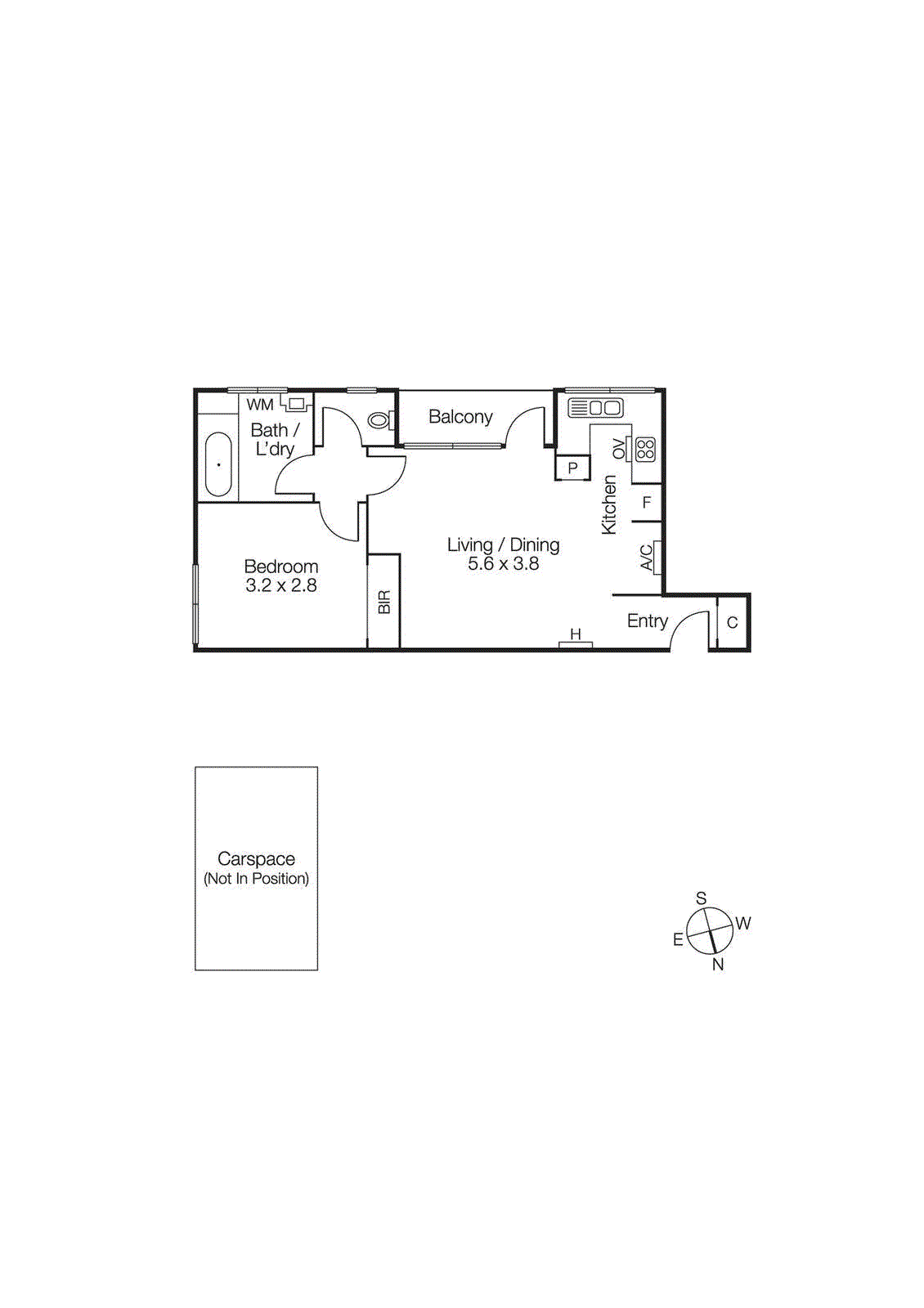 8/306 Grange Road, ORMOND VIC 3204 - Floorplan