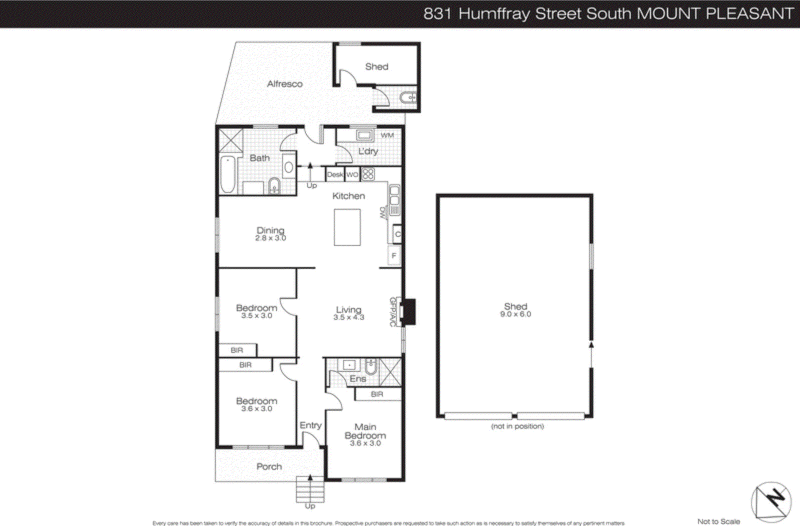 831 Humffray Street, Mount Pleasant VIC 3350 - Floorplan
