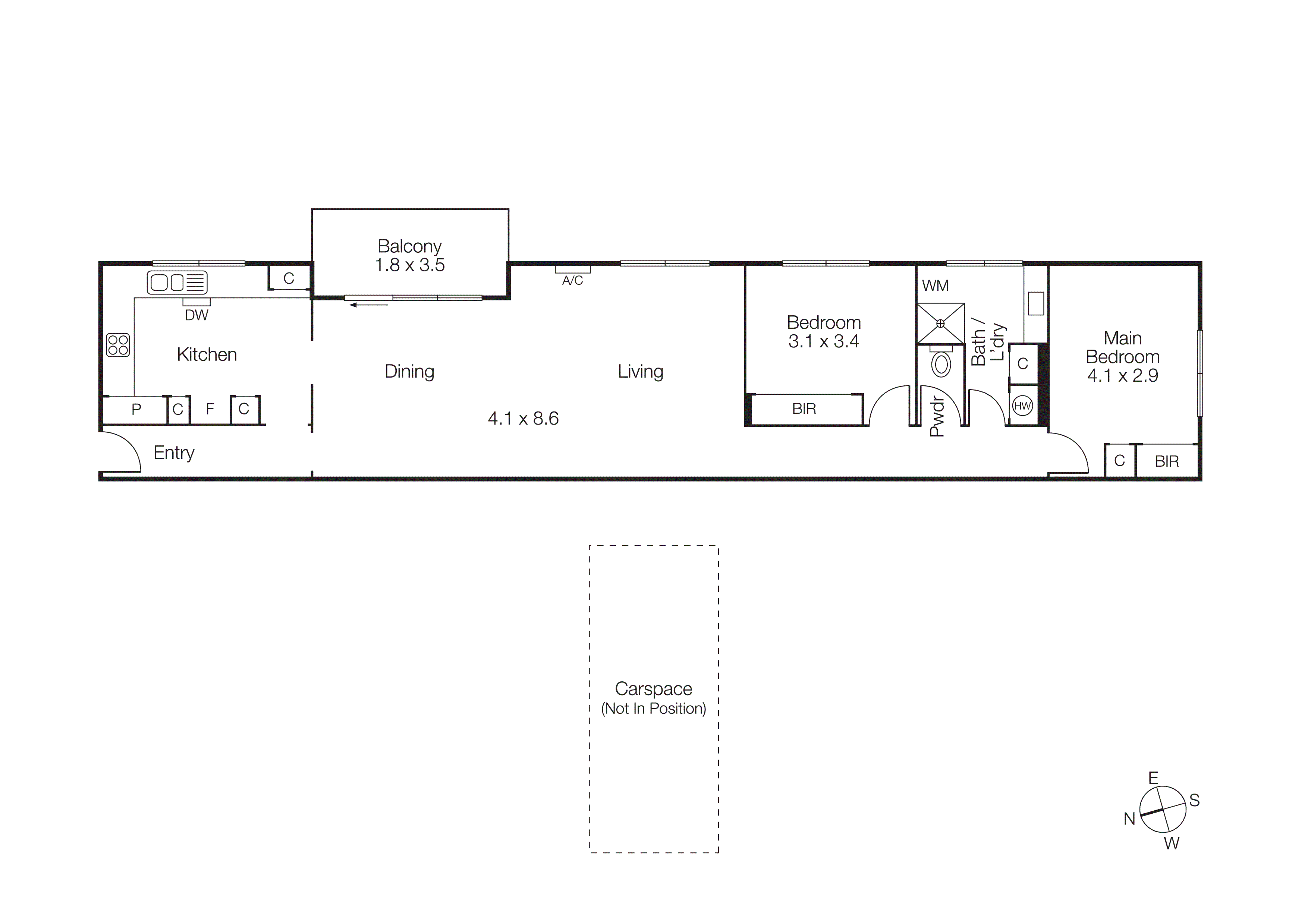 8/318 Dandenong Road, St Kilda East VIC 3183 - Floorplan