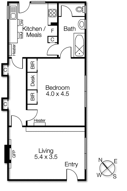 8/326 Beaconsfield Parade, St Kilda West VIC 3182 - Floorplan