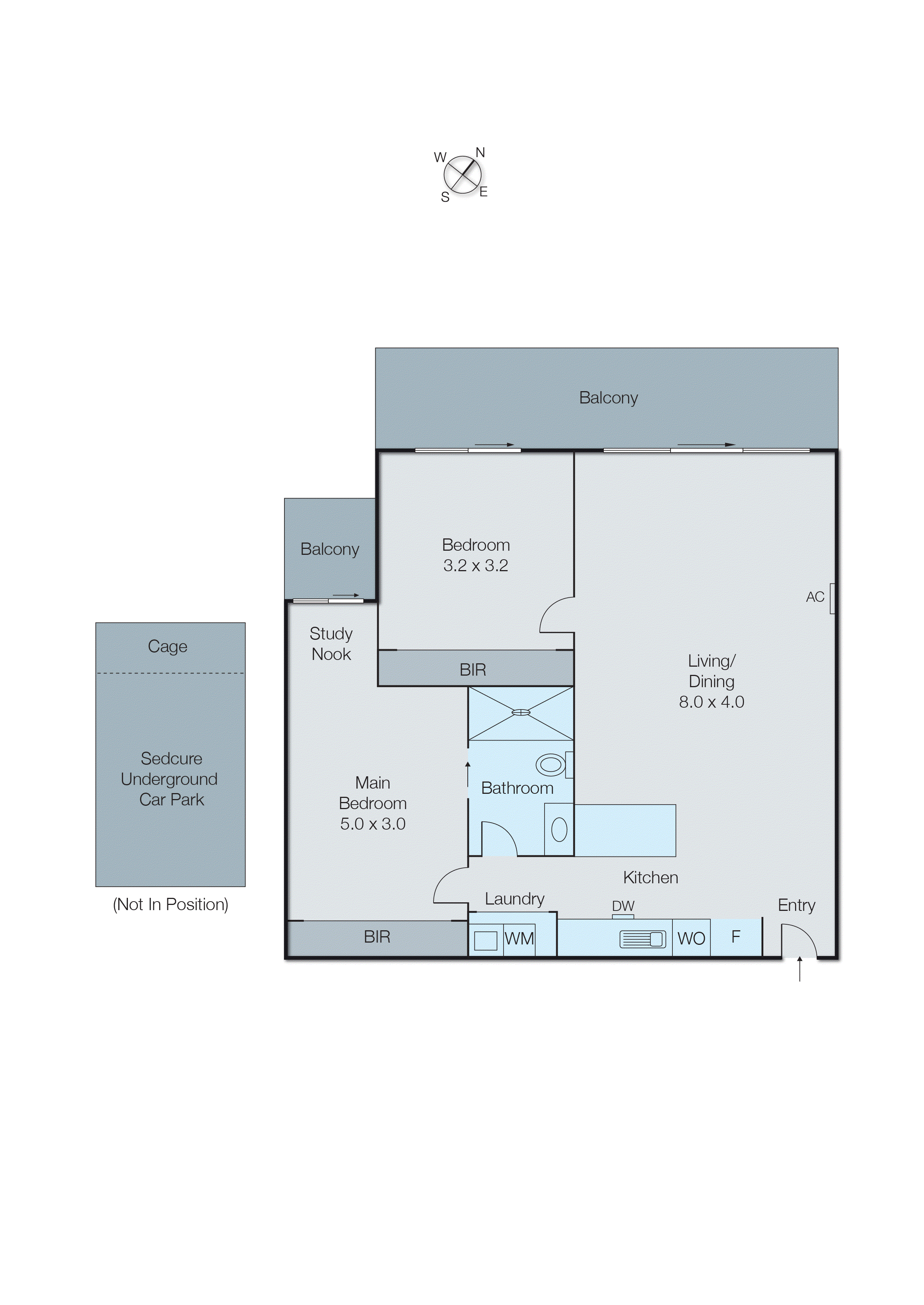 8/334-339 Station Street, Chelsea VIC 3196 - Floorplan