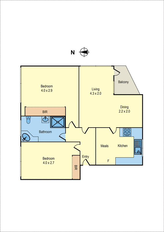 8/35 Tulip Grove, Cheltenham VIC 3192 - Floorplan