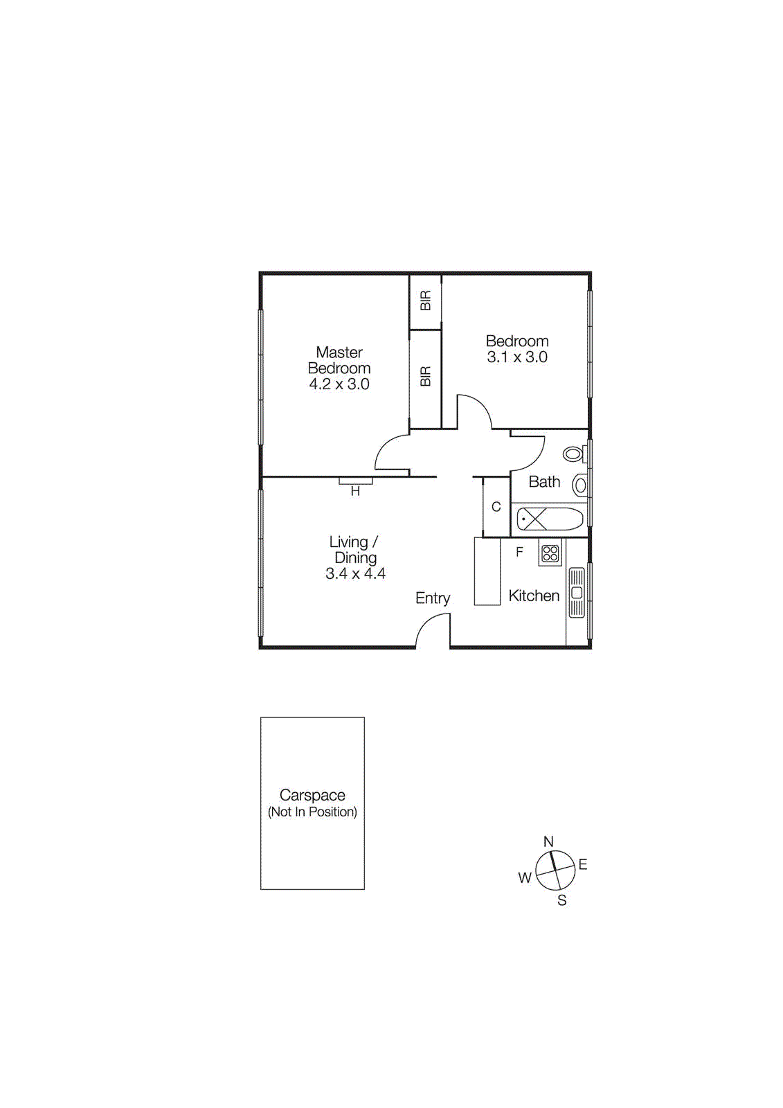 8/364a Carlisle Street, Balaclava VIC 3183 - Floorplan