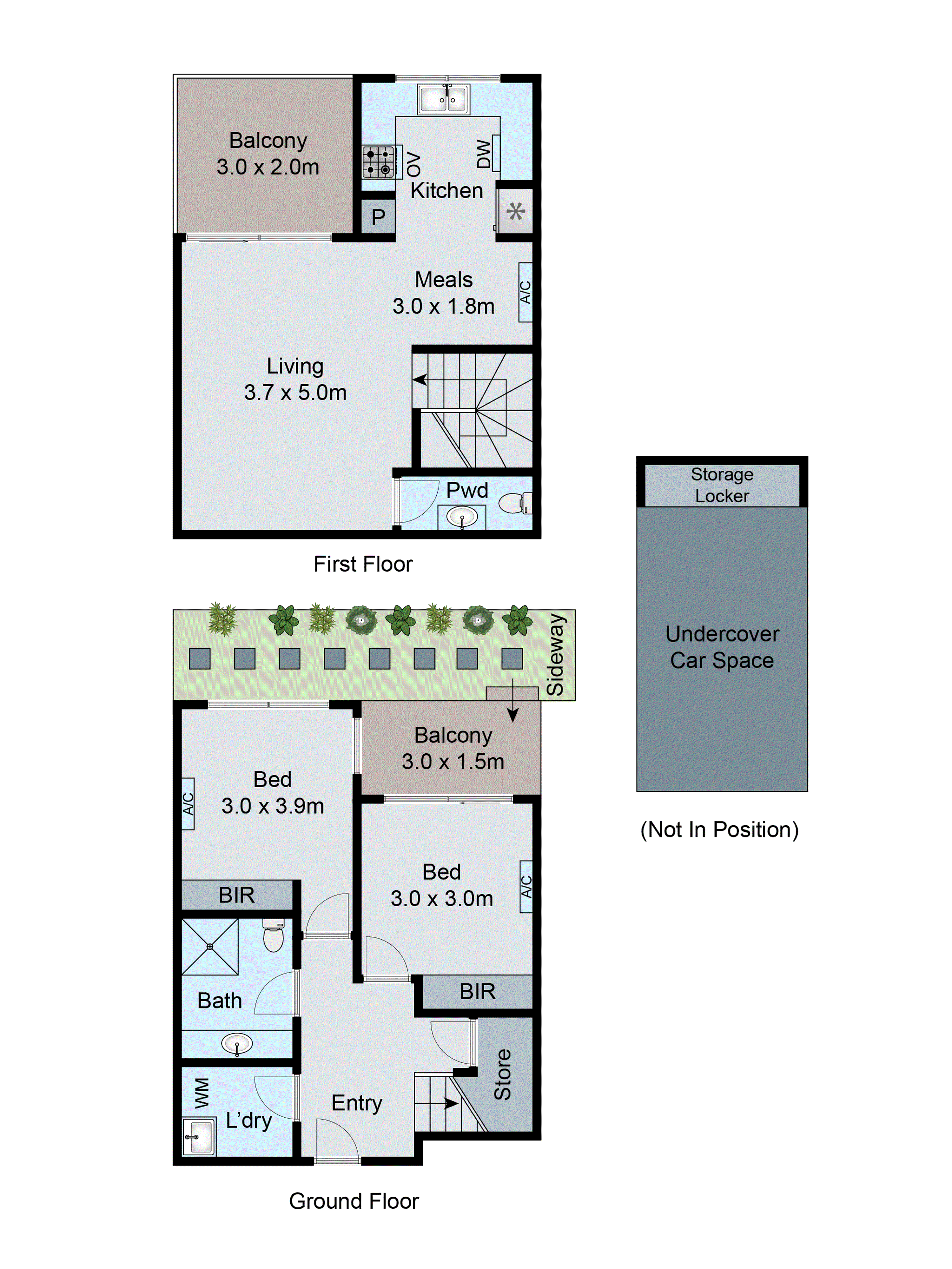 8/39 Ferntree Gully Road, Oakleigh VIC 3166 - Floorplan
