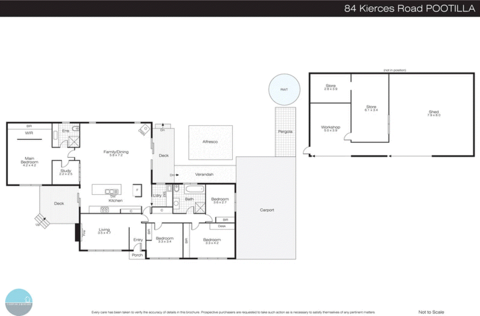 84 Kierces Road, Pootilla VIC 3352 - Floorplan